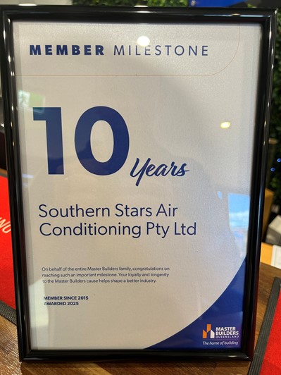 Southern Stars Master Builders Member Milestone